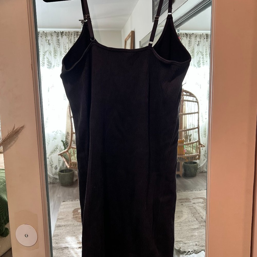 Ribbed Black Dress, size L